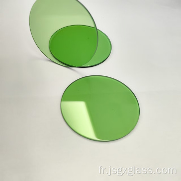 Filtres optiques LB6 en verre vert coloré de haute précision